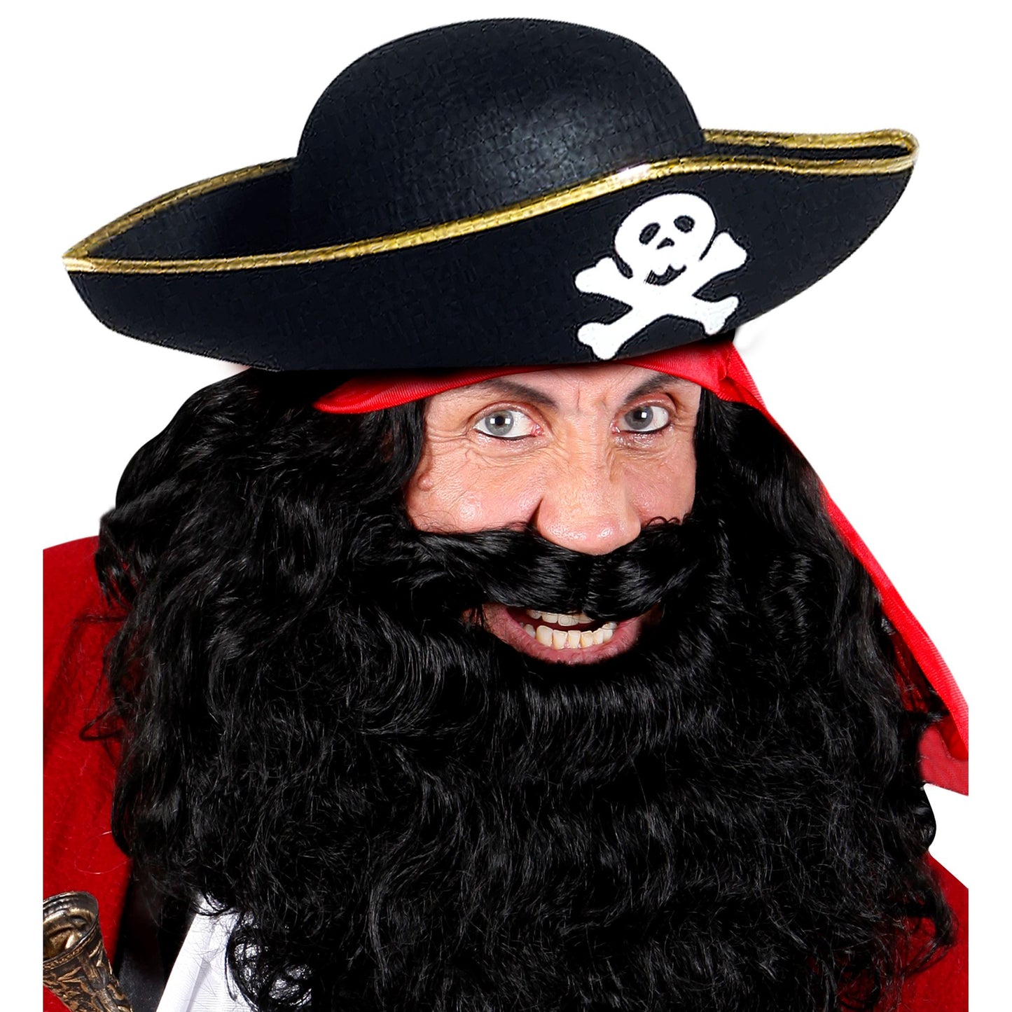"PIRATENHUT" aus Filz – Detailansicht
