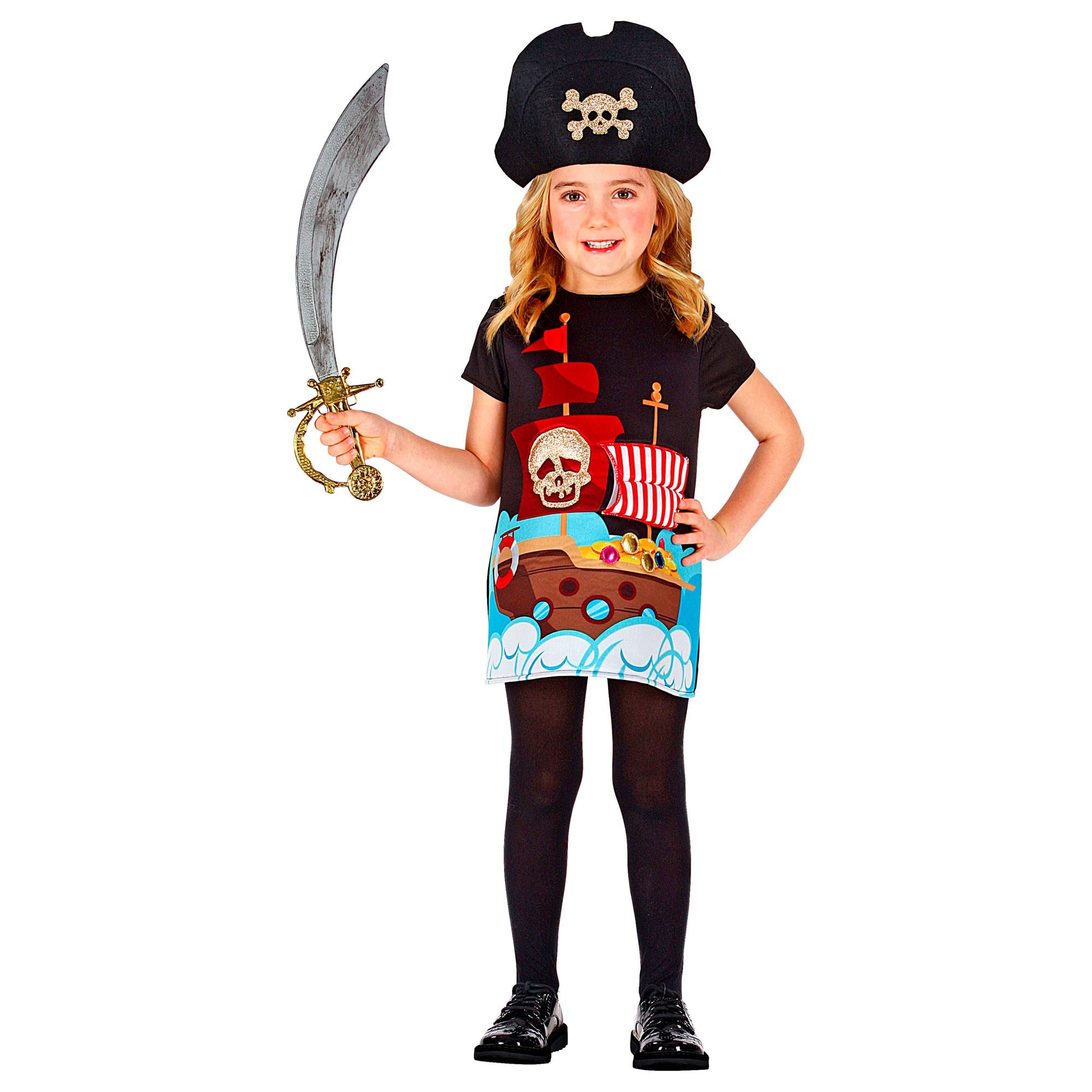 "PIRATENKAPITÄN" (Kostüm, Hut) – Vorderansicht