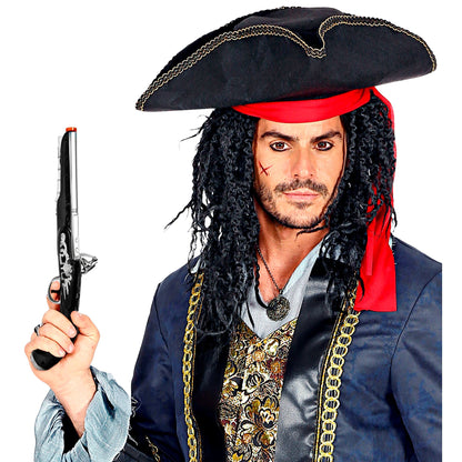 "PIRATENPISTOLE MIT SCHUSSGERÄUSCH UND LICHTERN" 35 cm – Ansicht 3