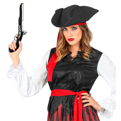"PIRATENPISTOLE MIT SCHUSSGERÄUSCH UND LICHTERN" 35 cm – Ansicht 4