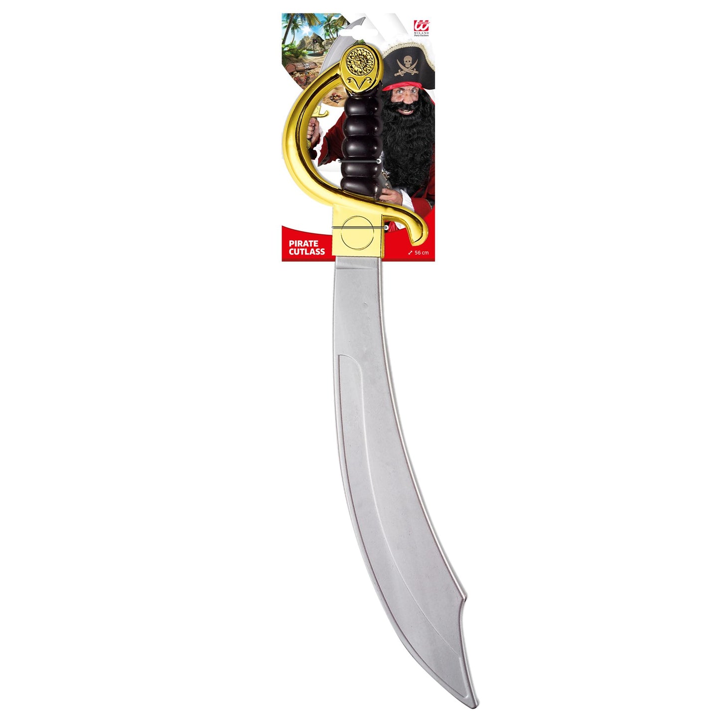 "PIRATENSÄBEL" 56 cm - in 2 Modellen sort – Detailansicht