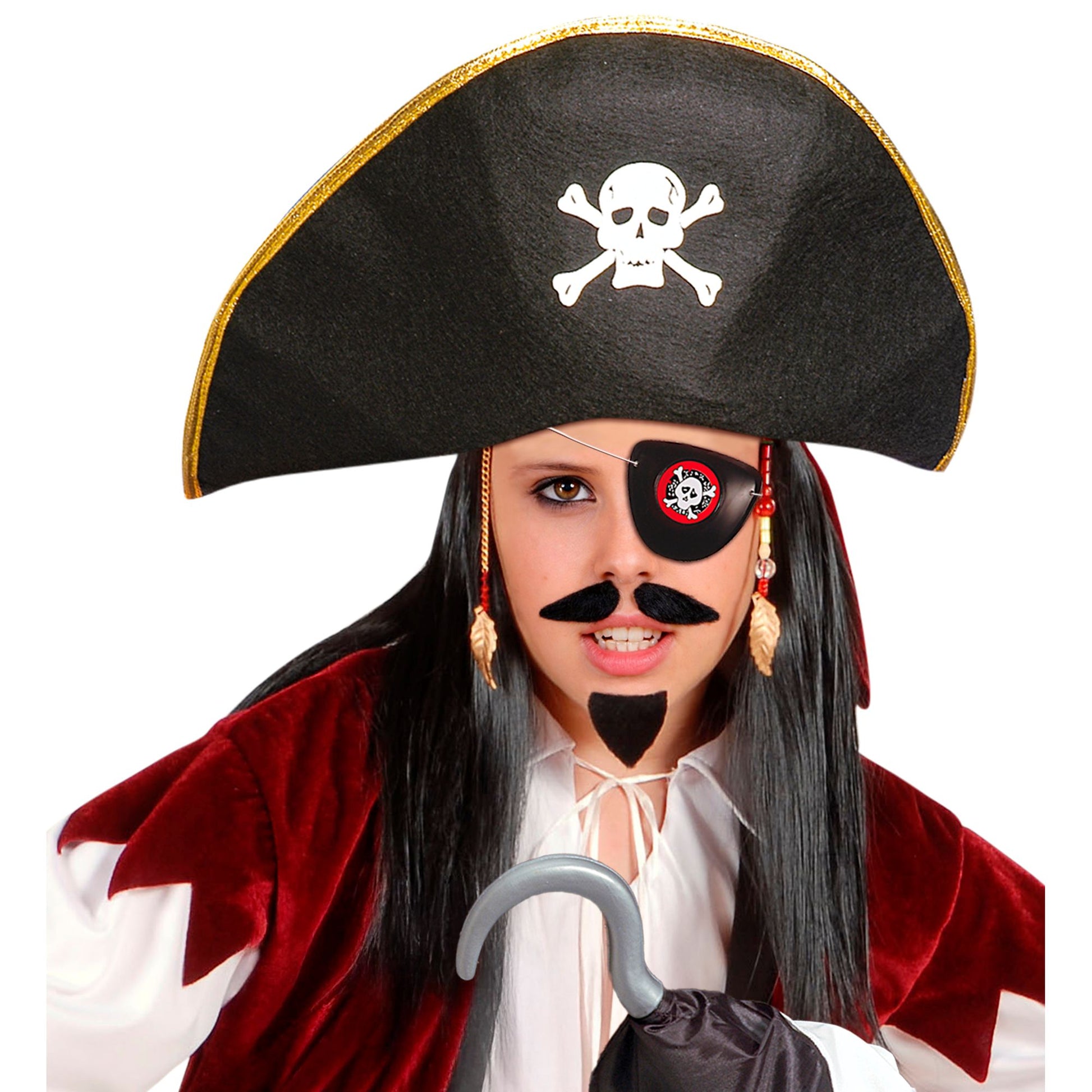 "PIRATENSET" (Hut, Haken, Augenklappe) – Ansicht 4