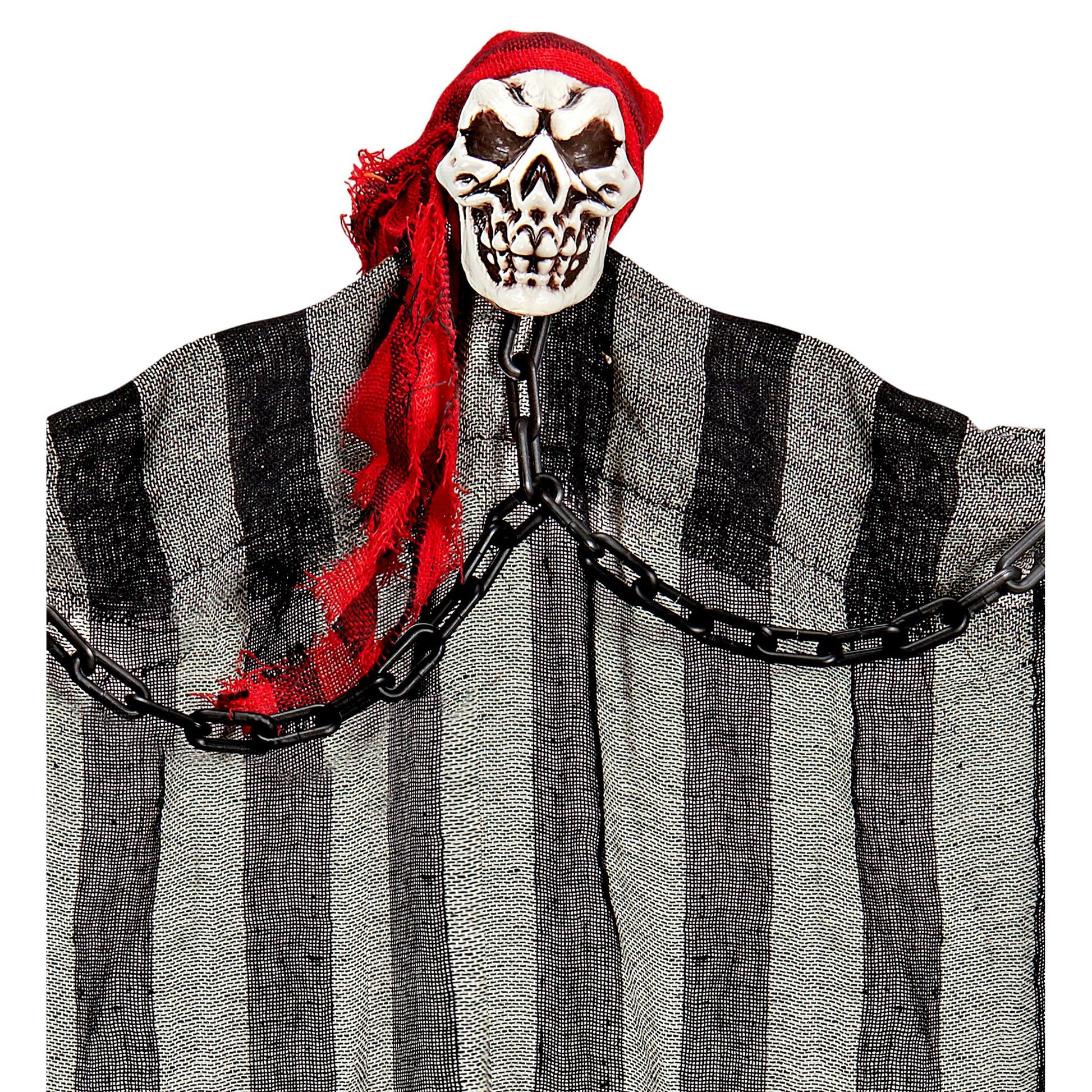 "PIRATENSKELETT IN KETTEN" 92 cm – Detailansicht