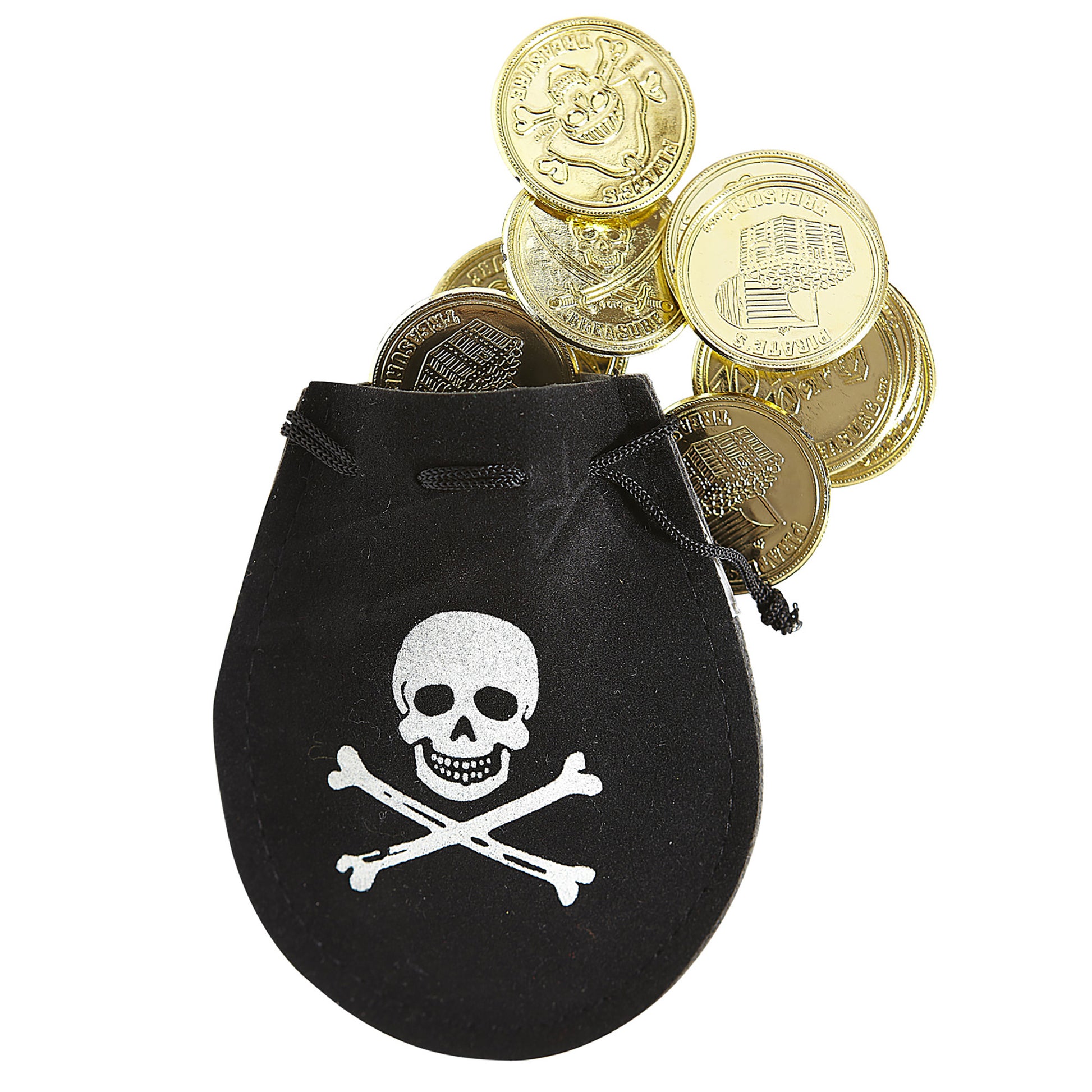"PIRATENTASCHE MIT 12 DUBLONEN" – Vorderansicht