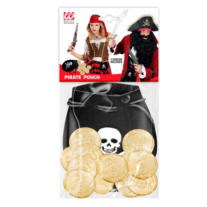 "PIRATENTASCHE MIT 12 GOLDENDEN DUBLONEN" – Ansicht 3