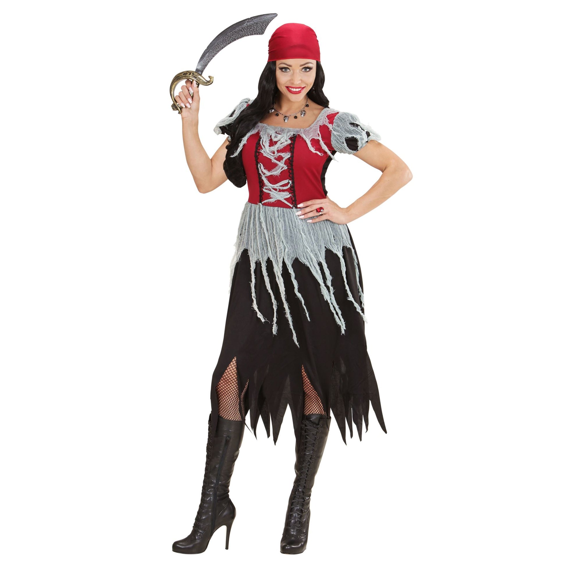 "PIRATIN" (Kleid, Bandana) – Vorderansicht
