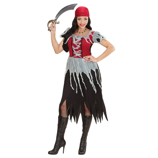"PIRATIN" (Kleid, Bandana) – Vorderansicht