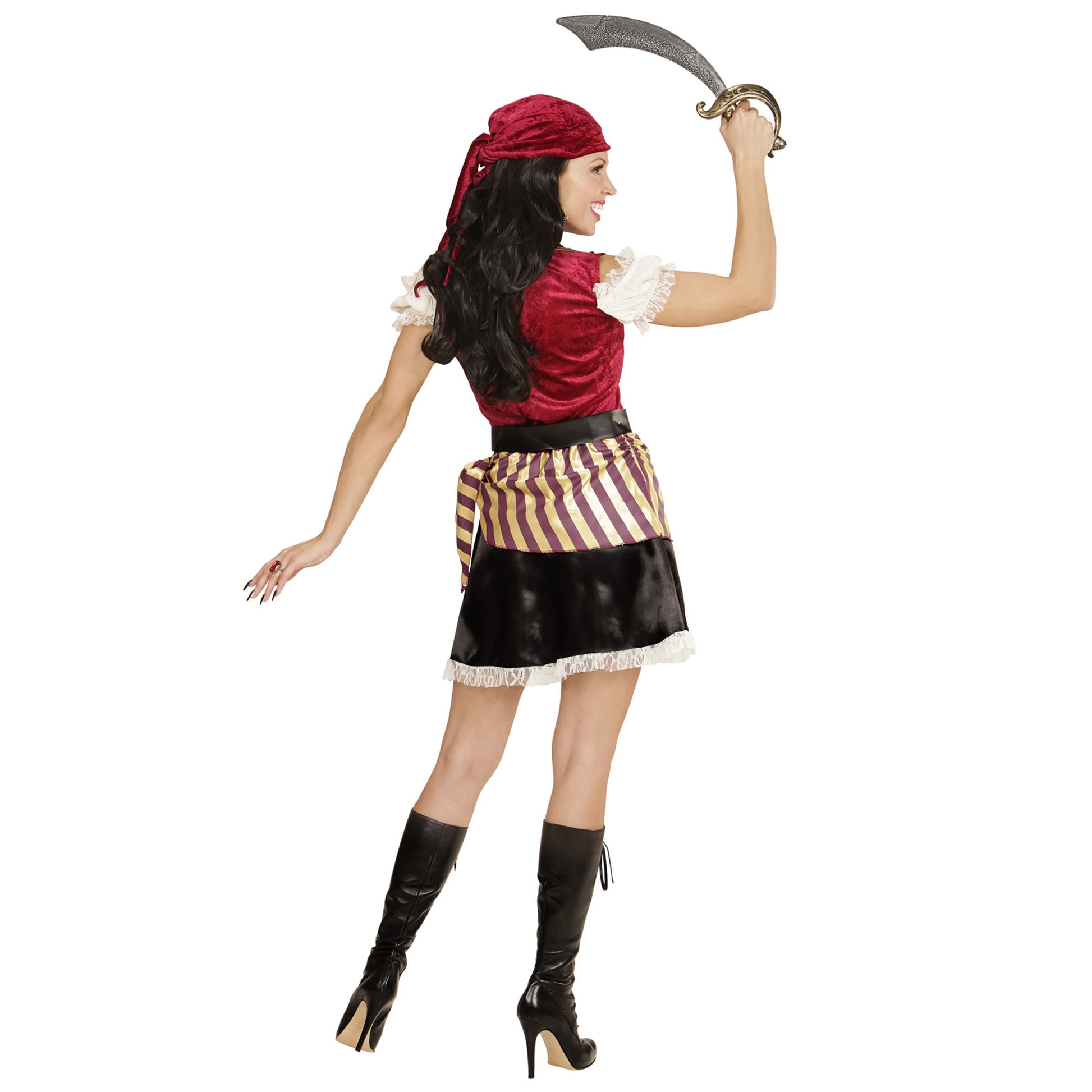 "PIRATIN" (Kleid, Gürtel, Bandana) – Ansicht 3