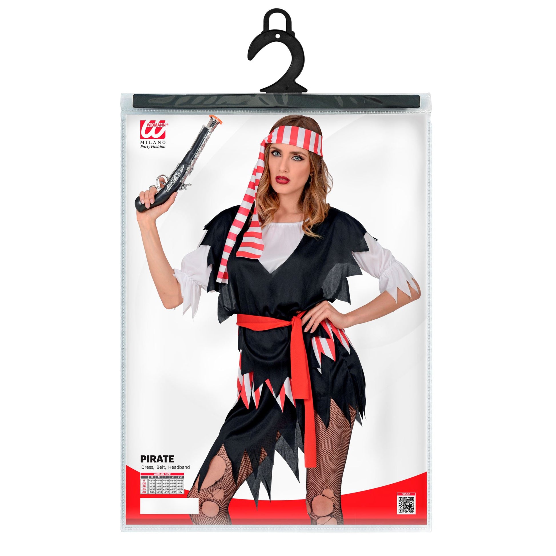 "PIRATIN" (Kleid, Gürtel, Kopftuch) – Ansicht 4