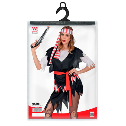 "PIRATIN" (Kleid, Gürtel, Kopftuch) – Ansicht 4