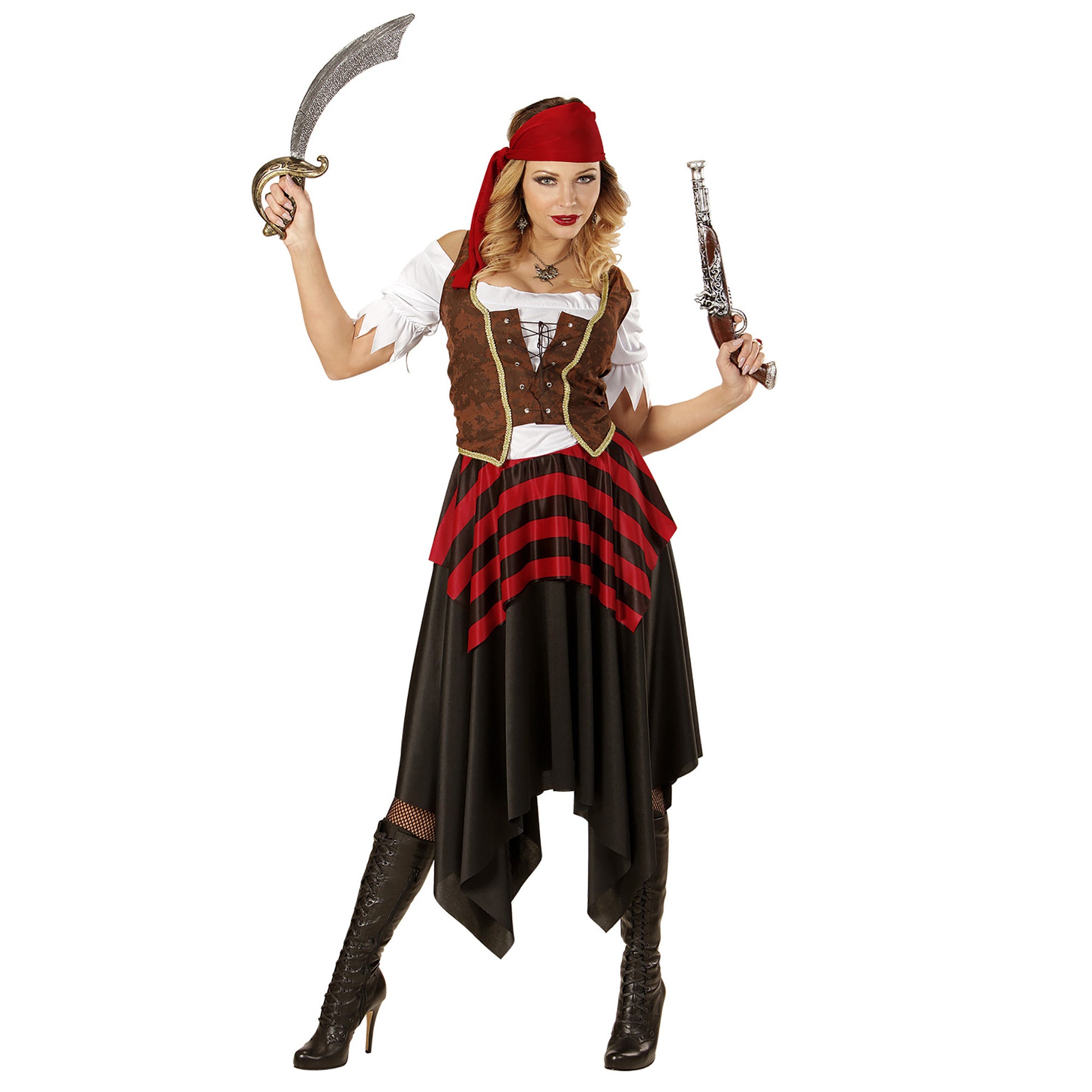 "PIRATIN" (Kleid, Korsett, Kopfband) – Ansicht 3