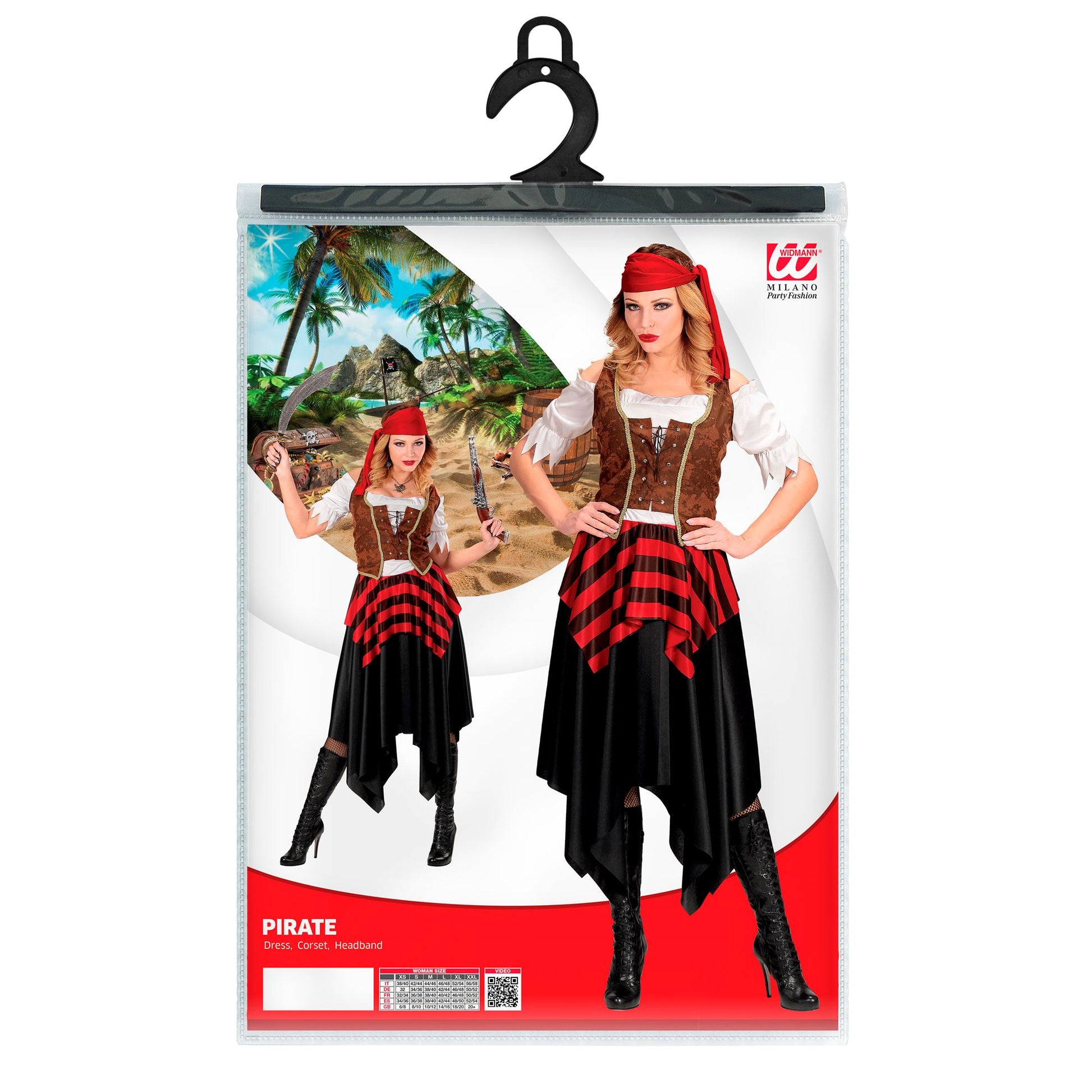 "PIRATIN" (Kleid, Korsett, Kopfband) – Ansicht 5