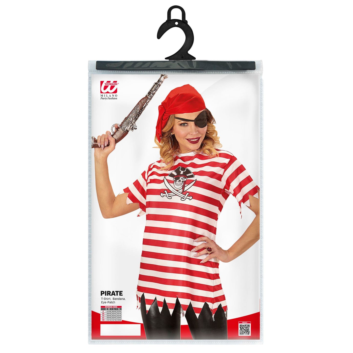 "PIRATIN" (T-Shirt, Bandana, Augenklappe) – Ansicht 5