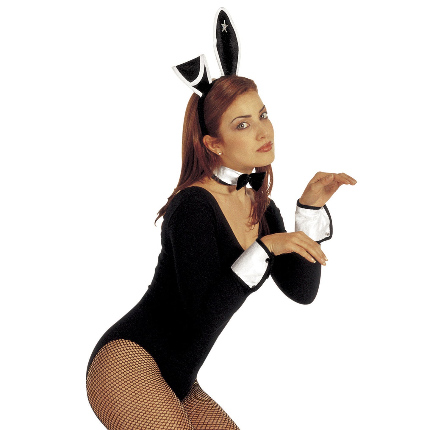 "PLAYGIRL" Dress- Up- Set (Ohren, Kragen mit Fliege, Manschetten) sort. in 2 Farben – Detailansicht