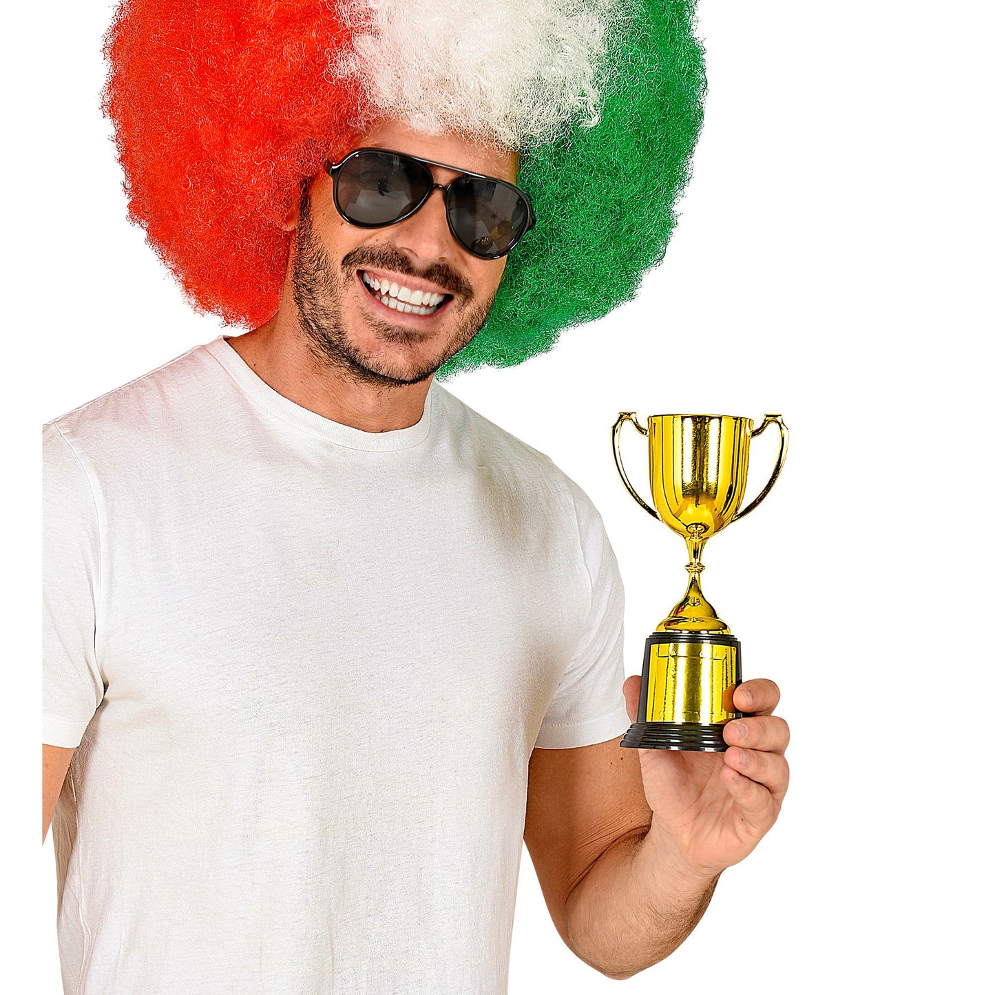 "POKAL MIT SELBSTKLEBENDEM BESCHRIFTBAREM ETIKETT" 22 cm – Ansicht 3