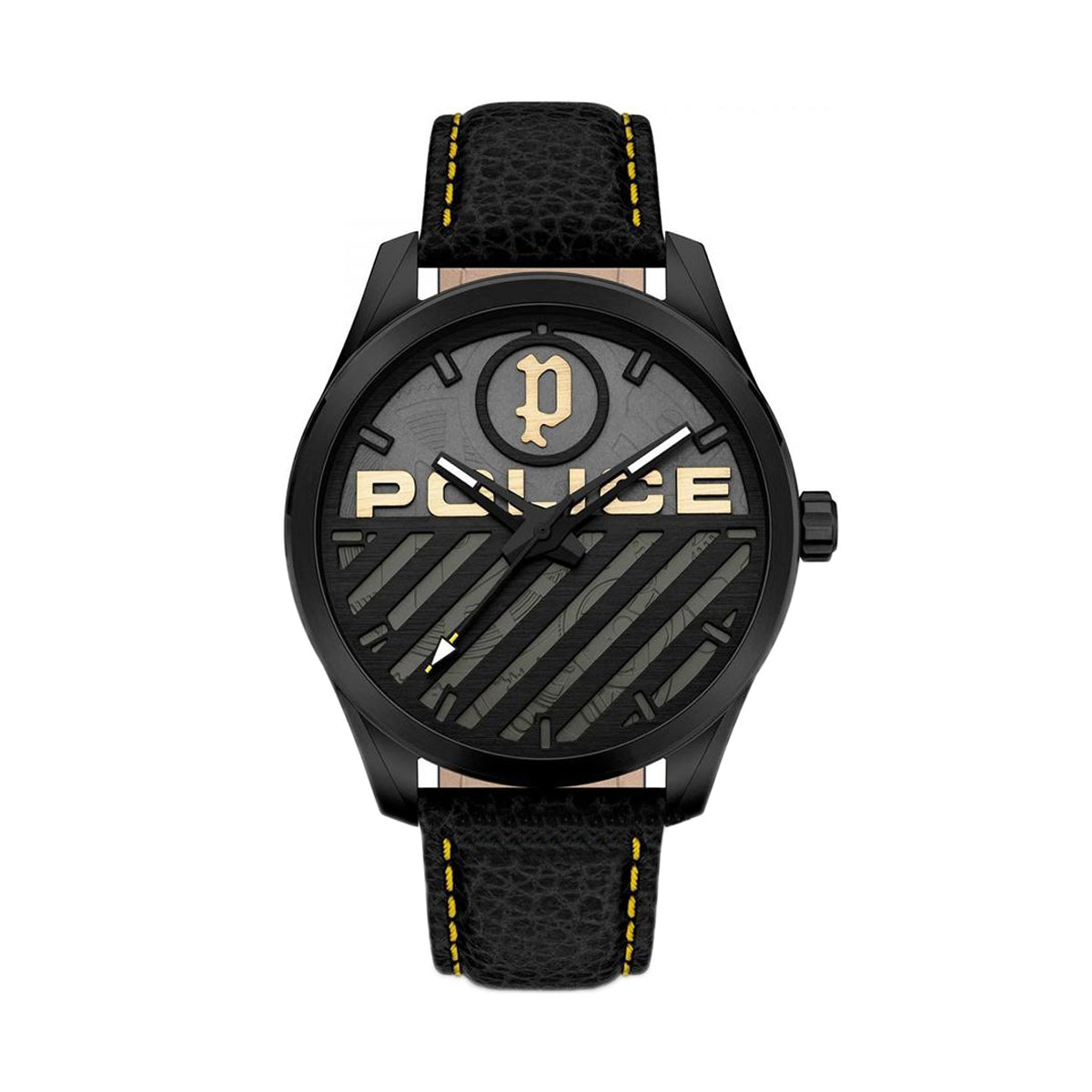 POLICE PEWJA2121403 Only Time - Armbanduhr 48 mm Schwarz