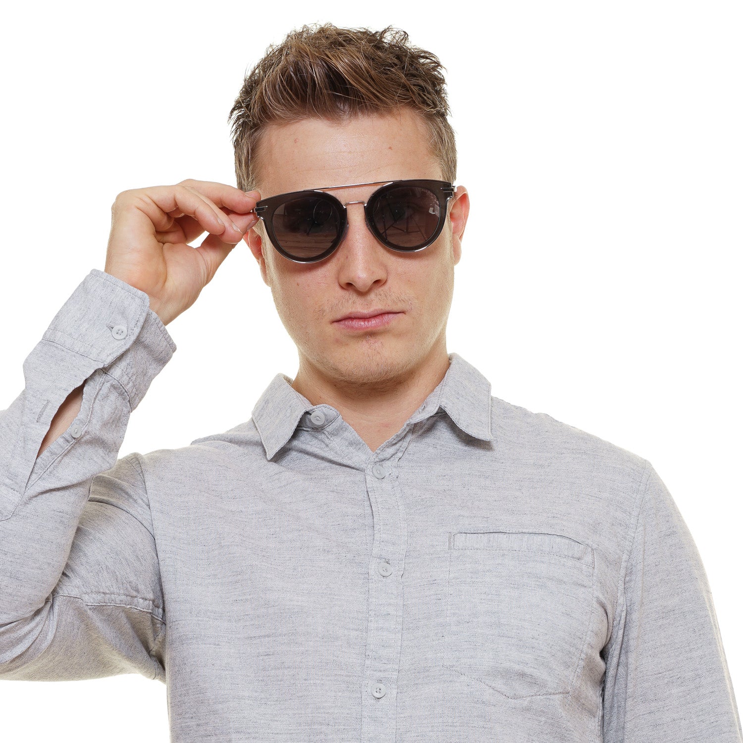 POLICE SUN SPL543G50579K Sonnenbrille Rot ansicht-3