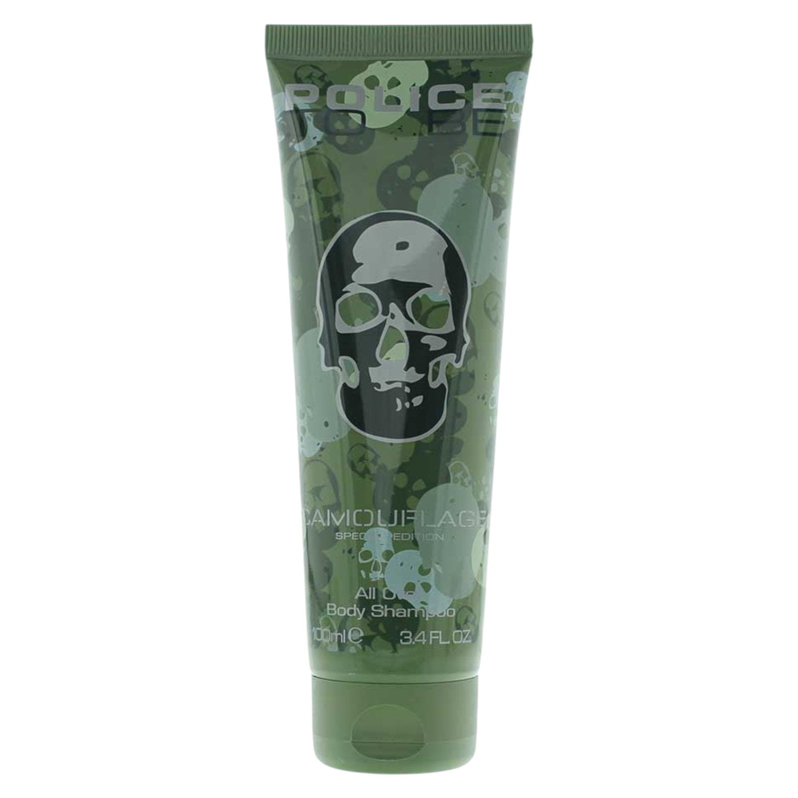 Police Police, To Be Camouflage, Weich, Duschgel, Der ganze Körper, 100 ml Regular