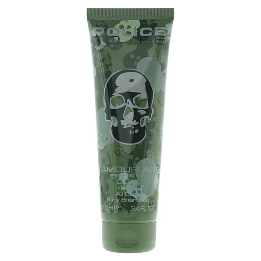 Police Police, To Be Camouflage, Weich, Duschgel, Der ganze Körper, 100 ml Regular