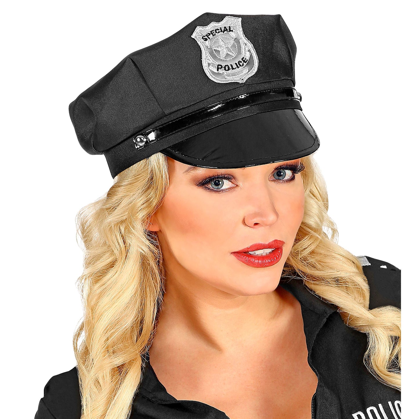 "POLIZEIMÜTZE" Größenverstellbar – Detailansicht