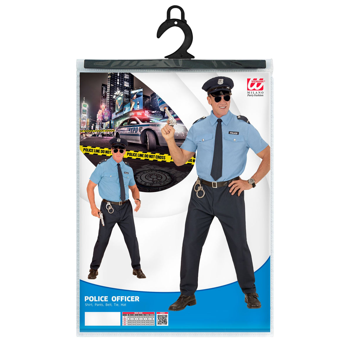 "POLIZIST" (Hemd, Hose, Gürtel, Krawatte, Mütze) – Ansicht 5
