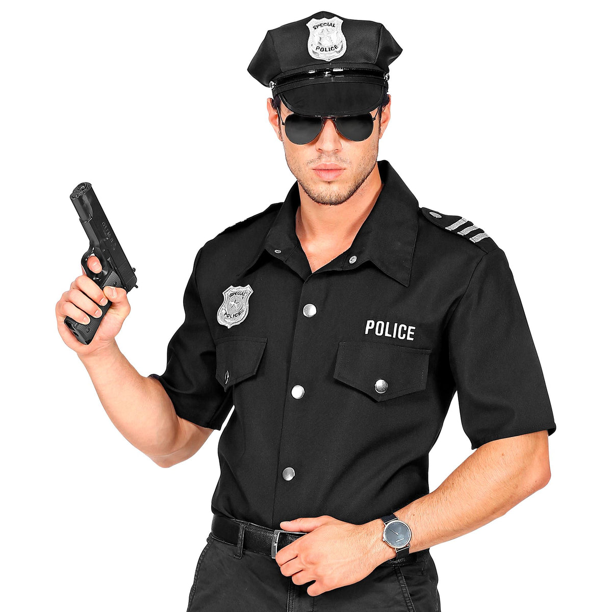 "POLIZIST" (Hemd) – Vorderansicht