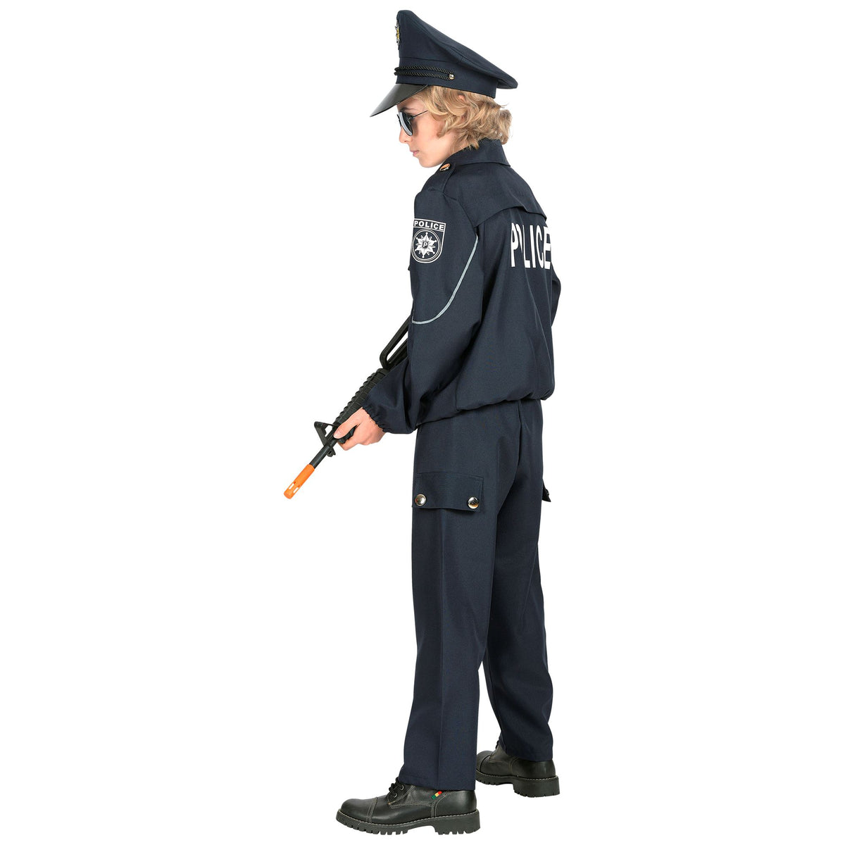 "POLIZIST" (Oberteil, Hose, Mütze) – Ansicht 3