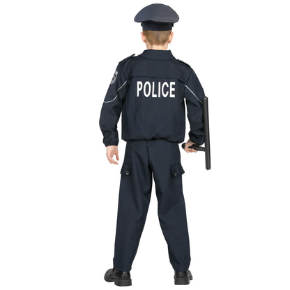 "POLIZIST" (Oberteil, Hose, Mütze) – Ansicht 4