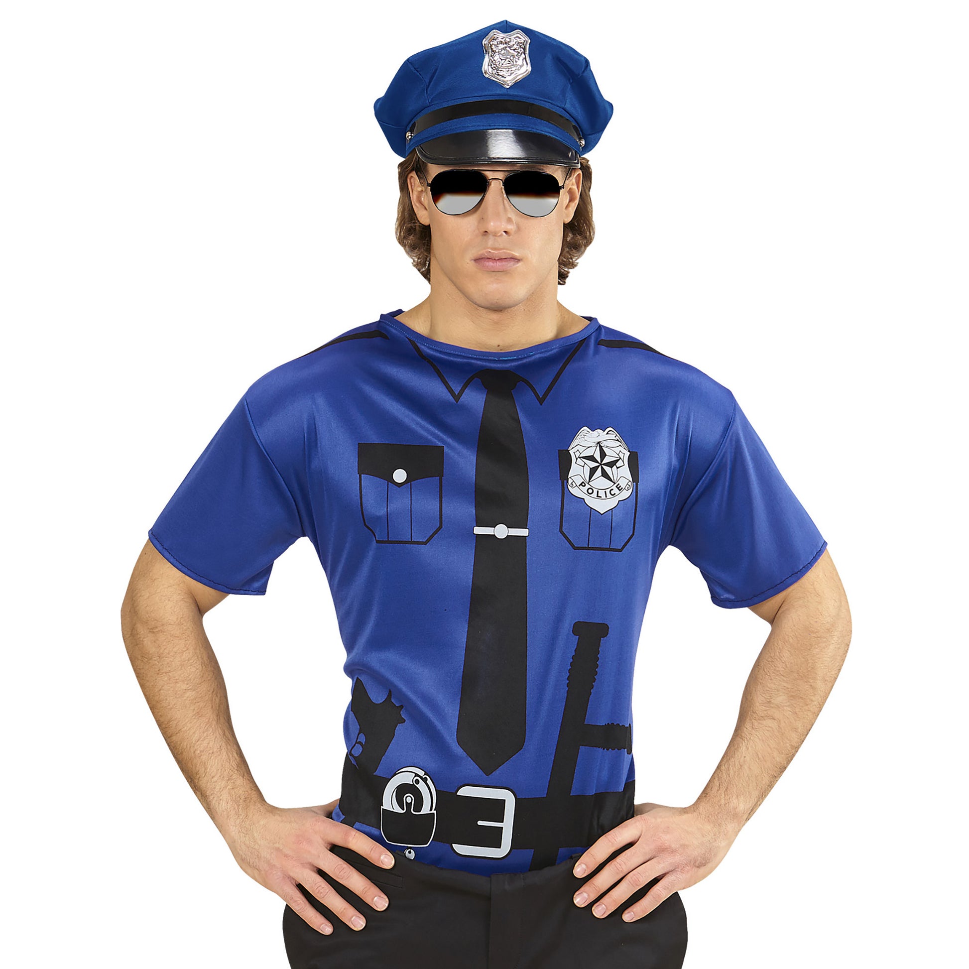 "POLIZIST" (T-Shirt) – Vorderansicht