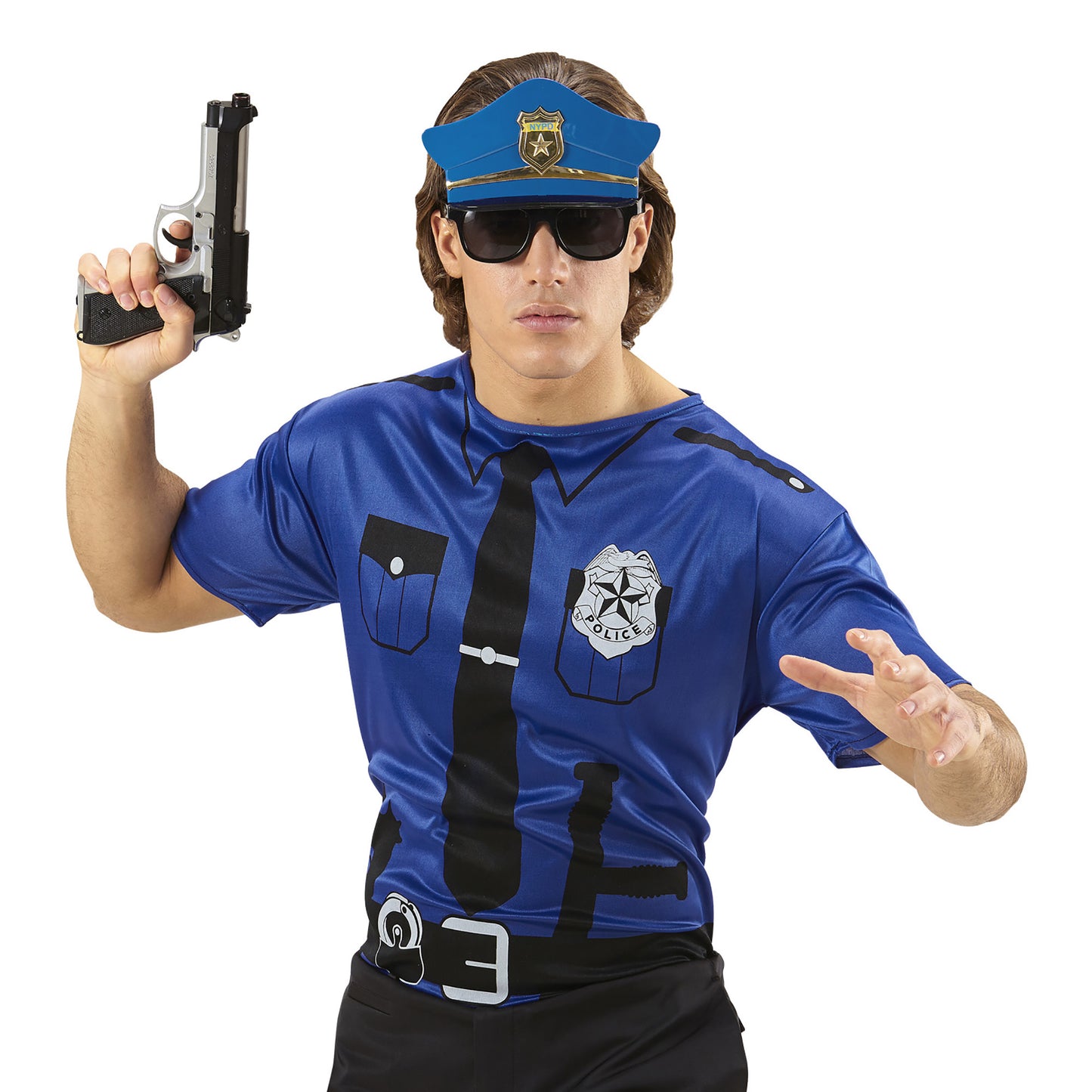 "POLIZIST" (T-Shirt) – Detailansicht