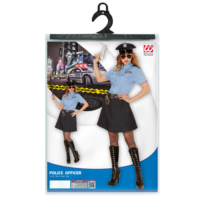 "POLIZISTIN" (Bluse, Rock, Gürtel, Mütze) – Ansicht 5