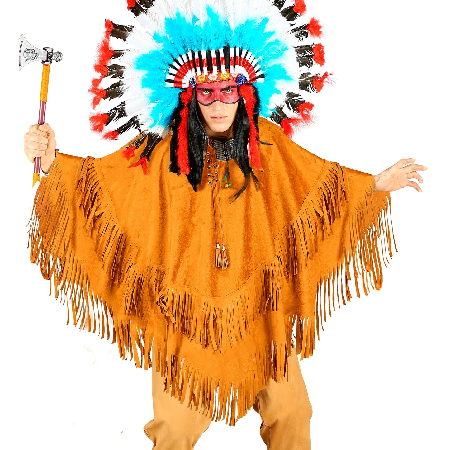 "PONCHO IN WILDLEDEROPTIK" – Ansicht 3