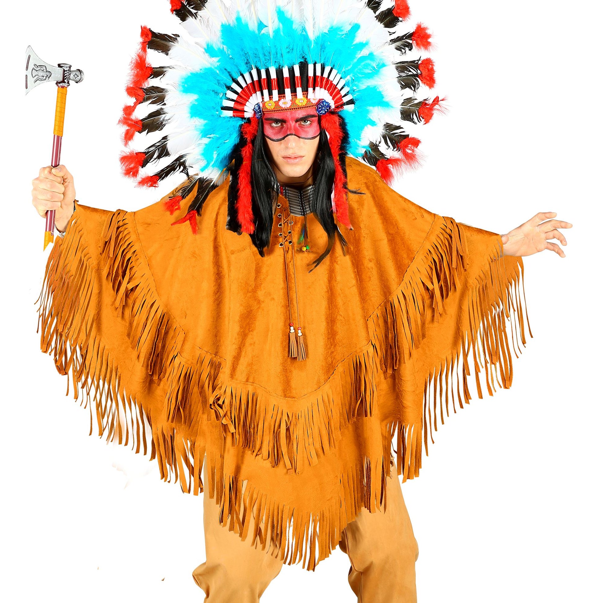 "PONCHO IN WILDLEDEROPTIK" – Ansicht 3