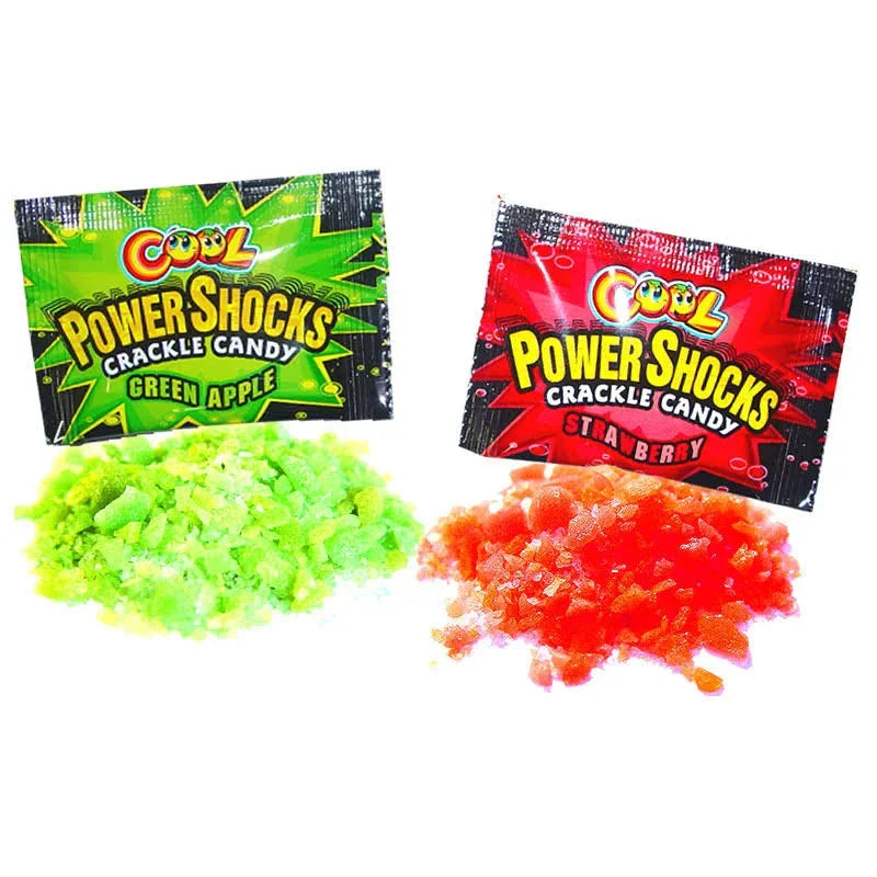 Pop Rocks Cool Power Shocks Knisterpulver 18g Brausepulver – Seitenansicht