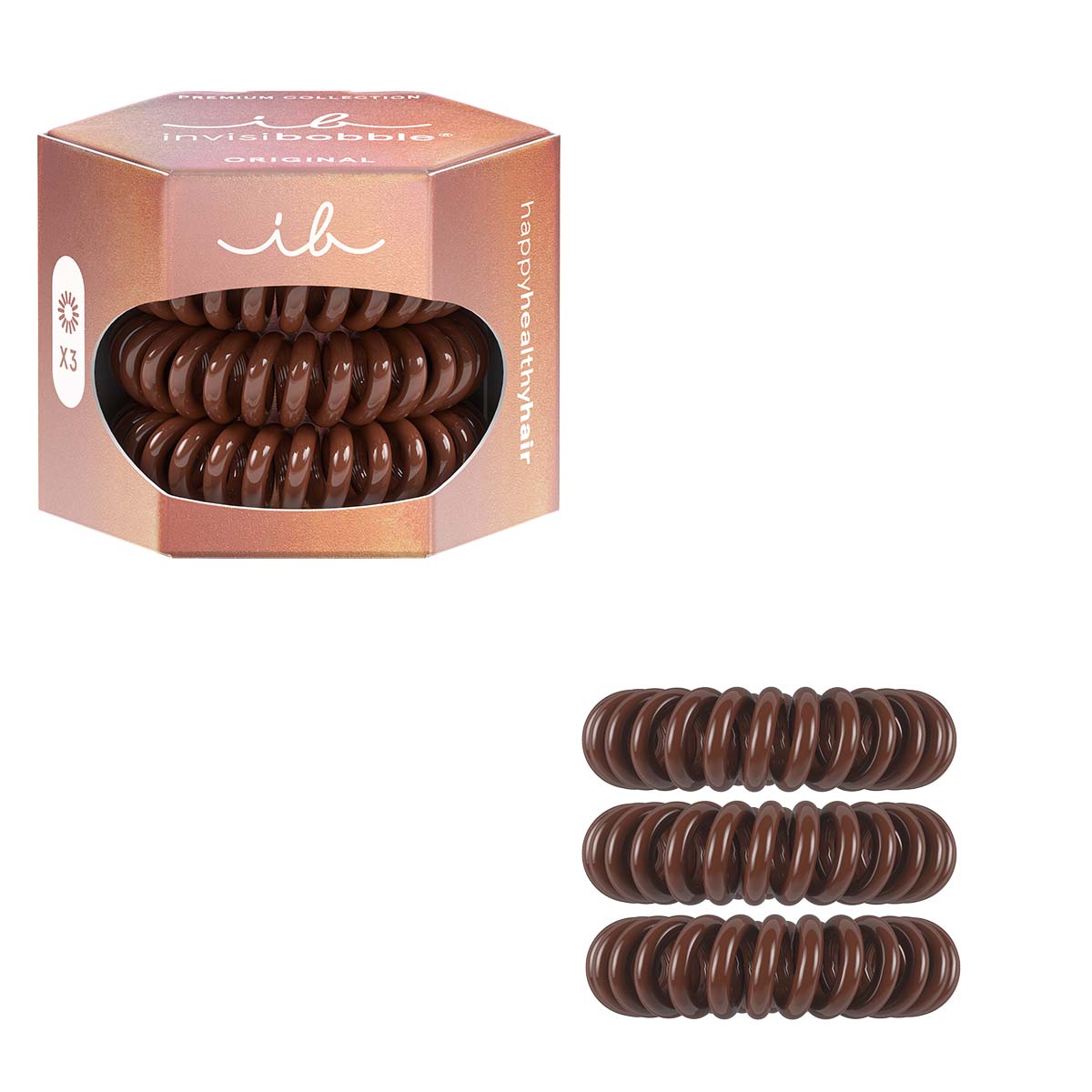 Invisibobble Original Pretzel Brown 3 U