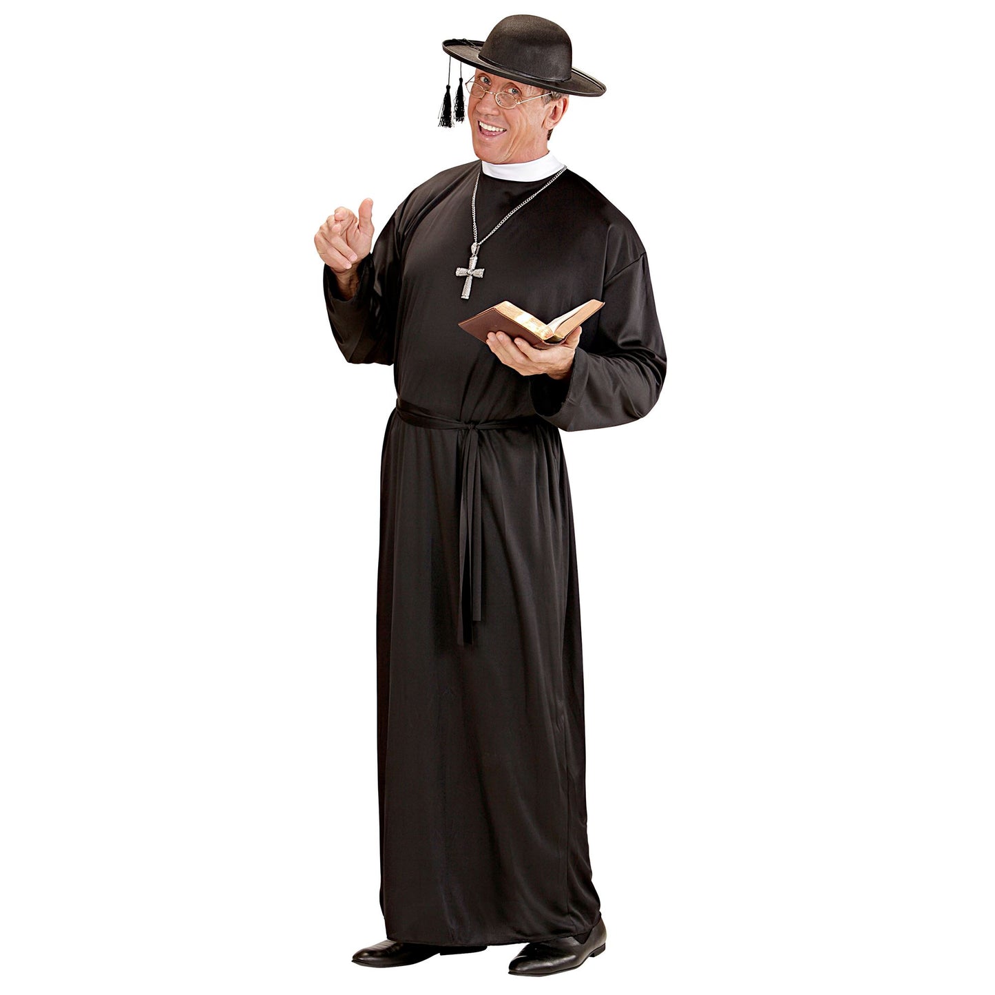 "PRIESTER" (Robe, Gürtel) – Vorderansicht