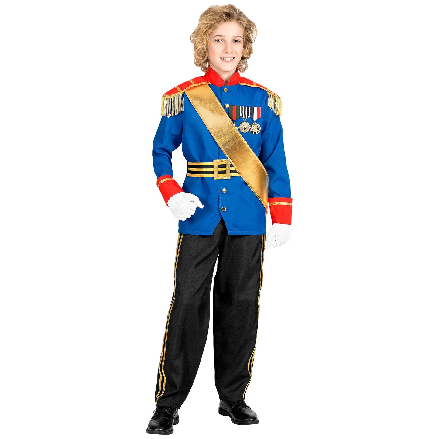 "PRINZ CHARMING" (Jackett, Hose, Gürtel, Schärpe) – Vorderansicht