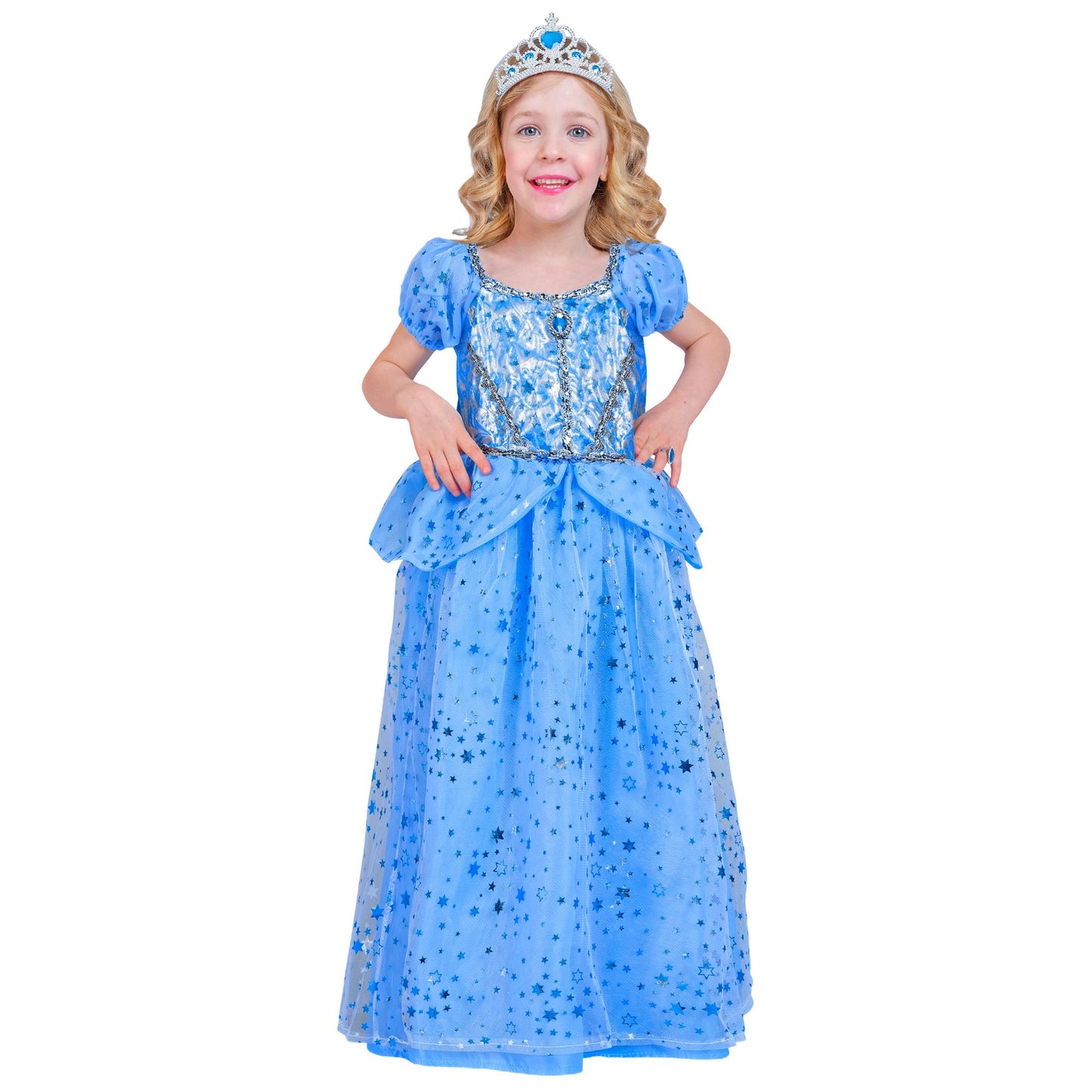 "PRINZESSIN / BLAUE FEE" (Kleid) – Detailansicht
