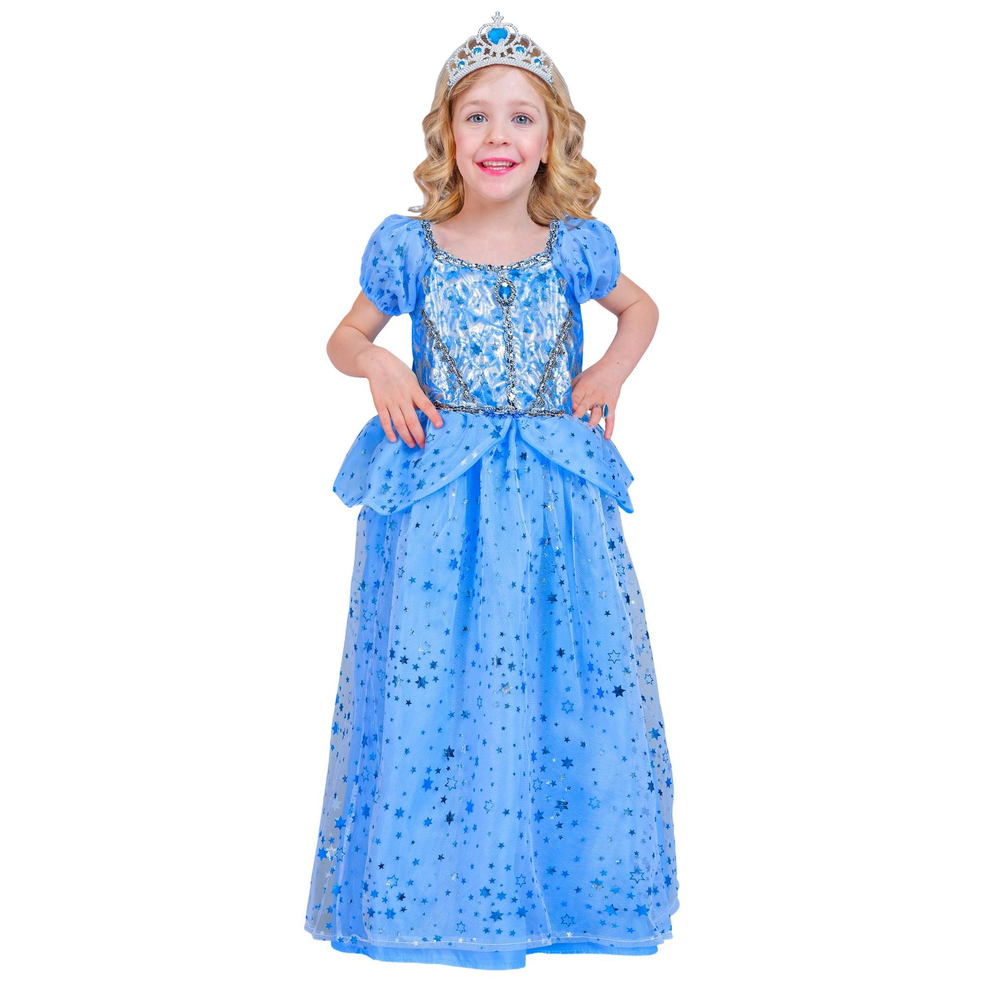 "PRINZESSIN / BLAUE FEE" (Kleid) – Detailansicht