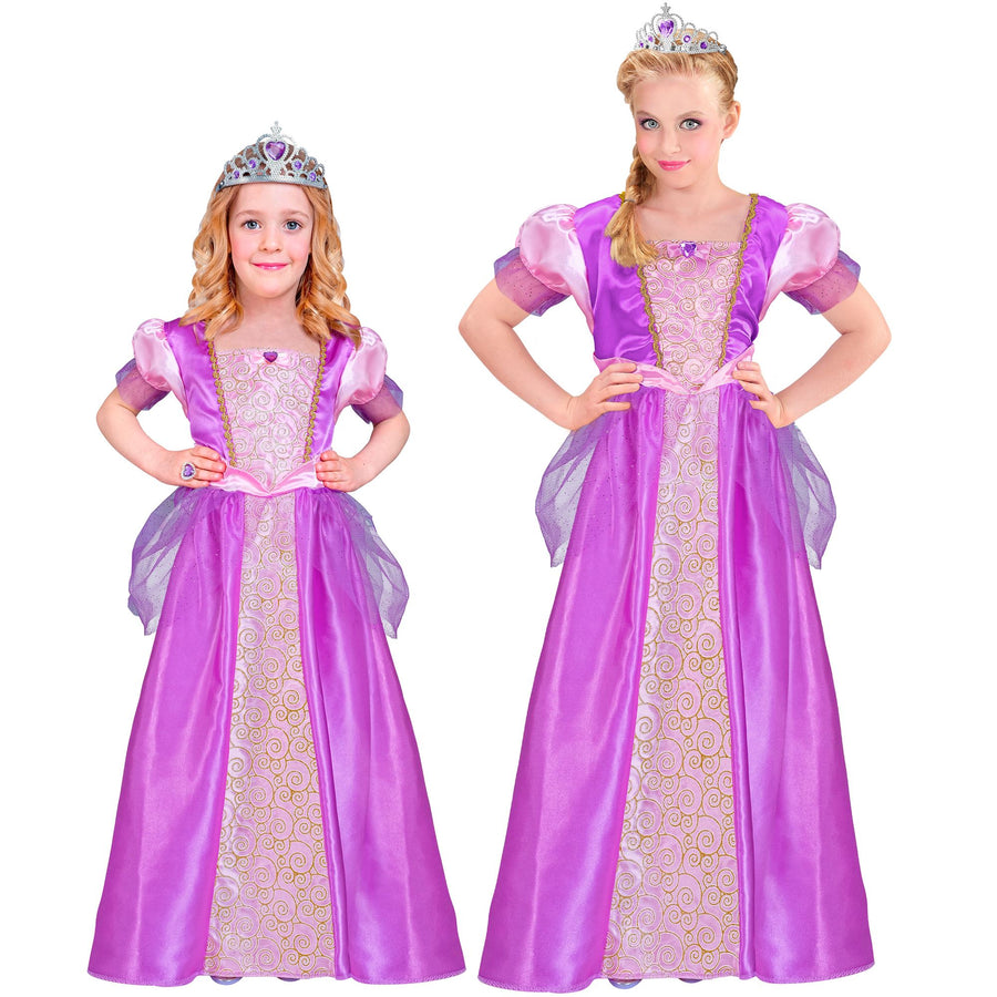 "PRINZESSIN" (Kleid, Tiara) – Vorderansicht