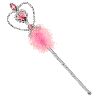 "PRINZESSIN ZAUBERSTAB MIT MARABOU" 32 cm – Vorderansicht