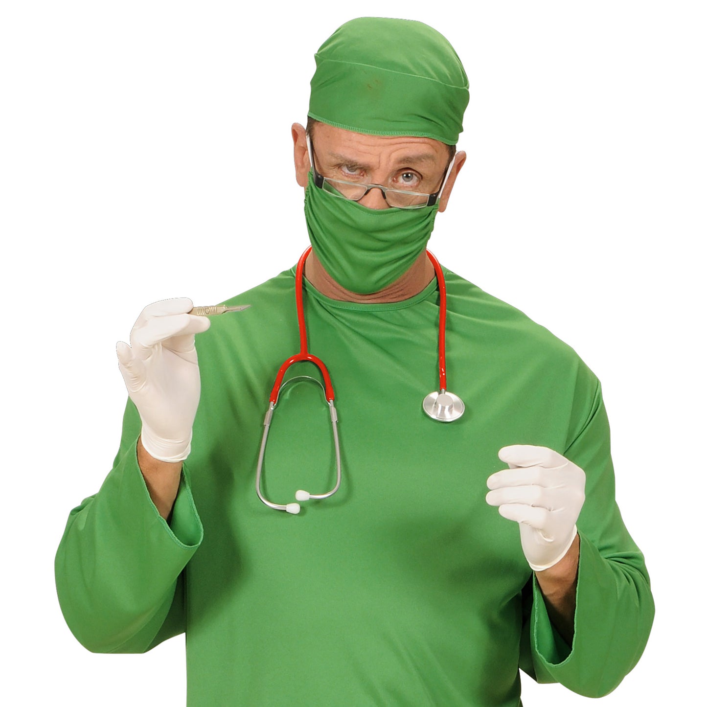"PROFESSIONALES STETHOSKOP" rot – Ansicht 3