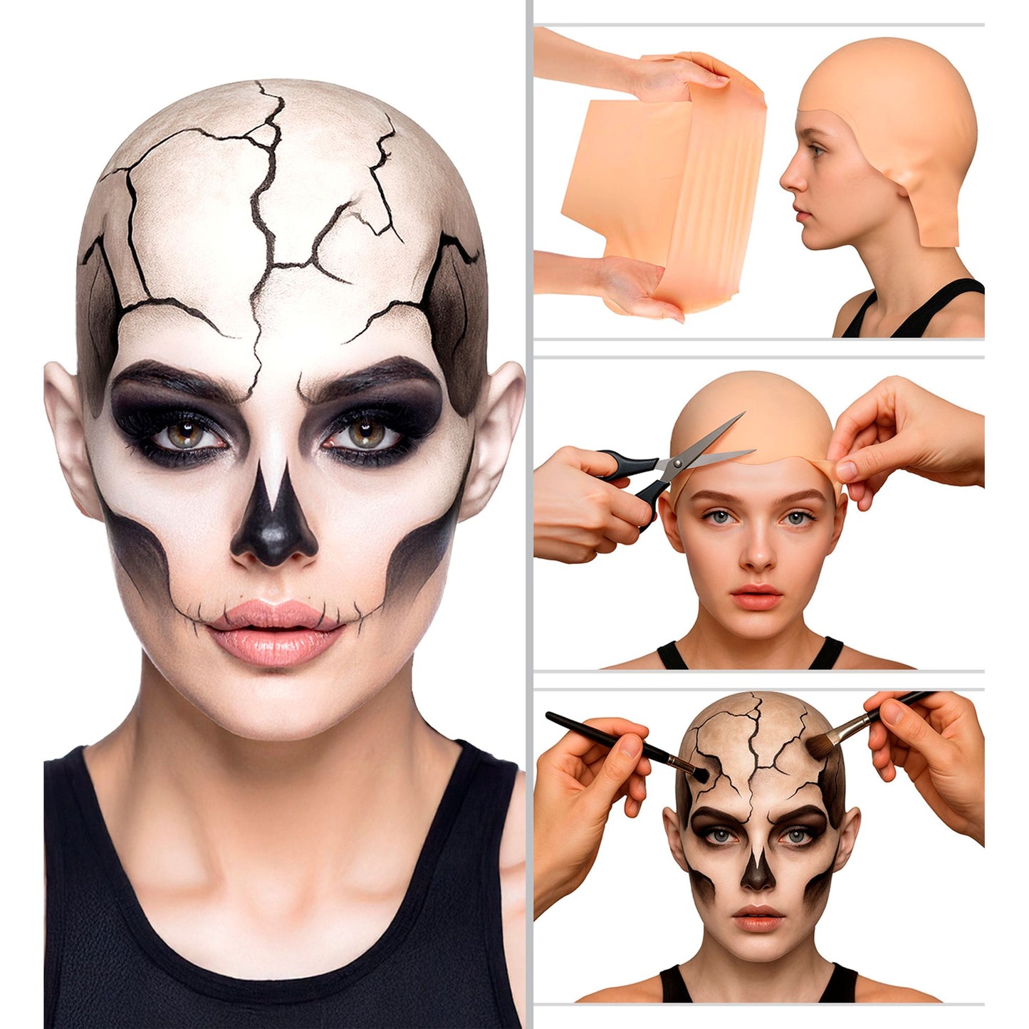 "PROFESSIONELLE GLATZE" aus Latex – Ansicht 3
