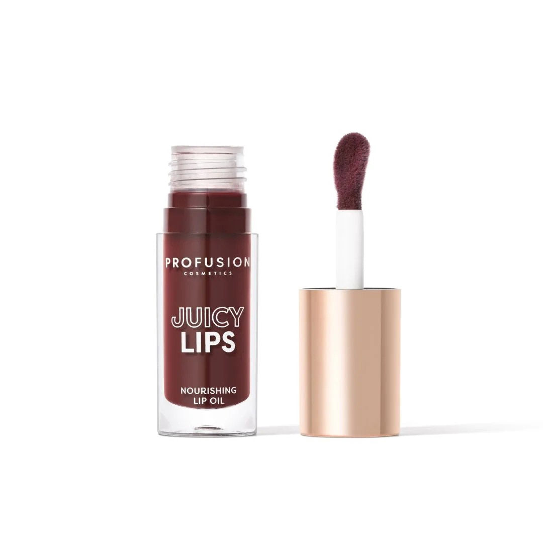 Profusion Cosmetics, Juicy Lips Tint, Glow & Hydrating, Lippenöl, Schwarzkirsche, 5.2 ml