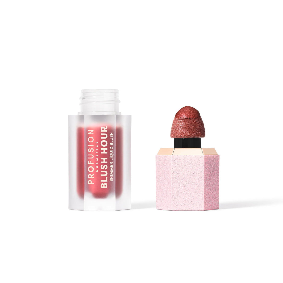 Profusion Cosmetics, Blush Hour, Glossy & Illuminating, Flüssiges Rouge, Berry Mimosa, 6 ml