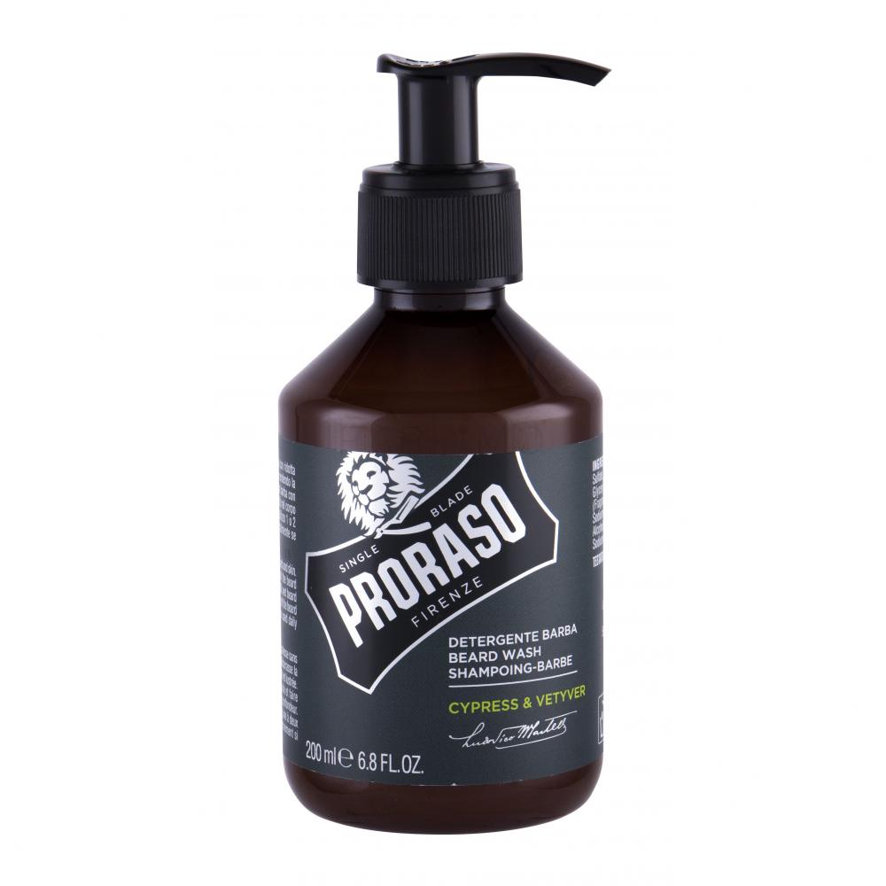 Proraso Proraso, Cypress & Vetyver, Bartshampoo, Reinigung, 200 ml Regular