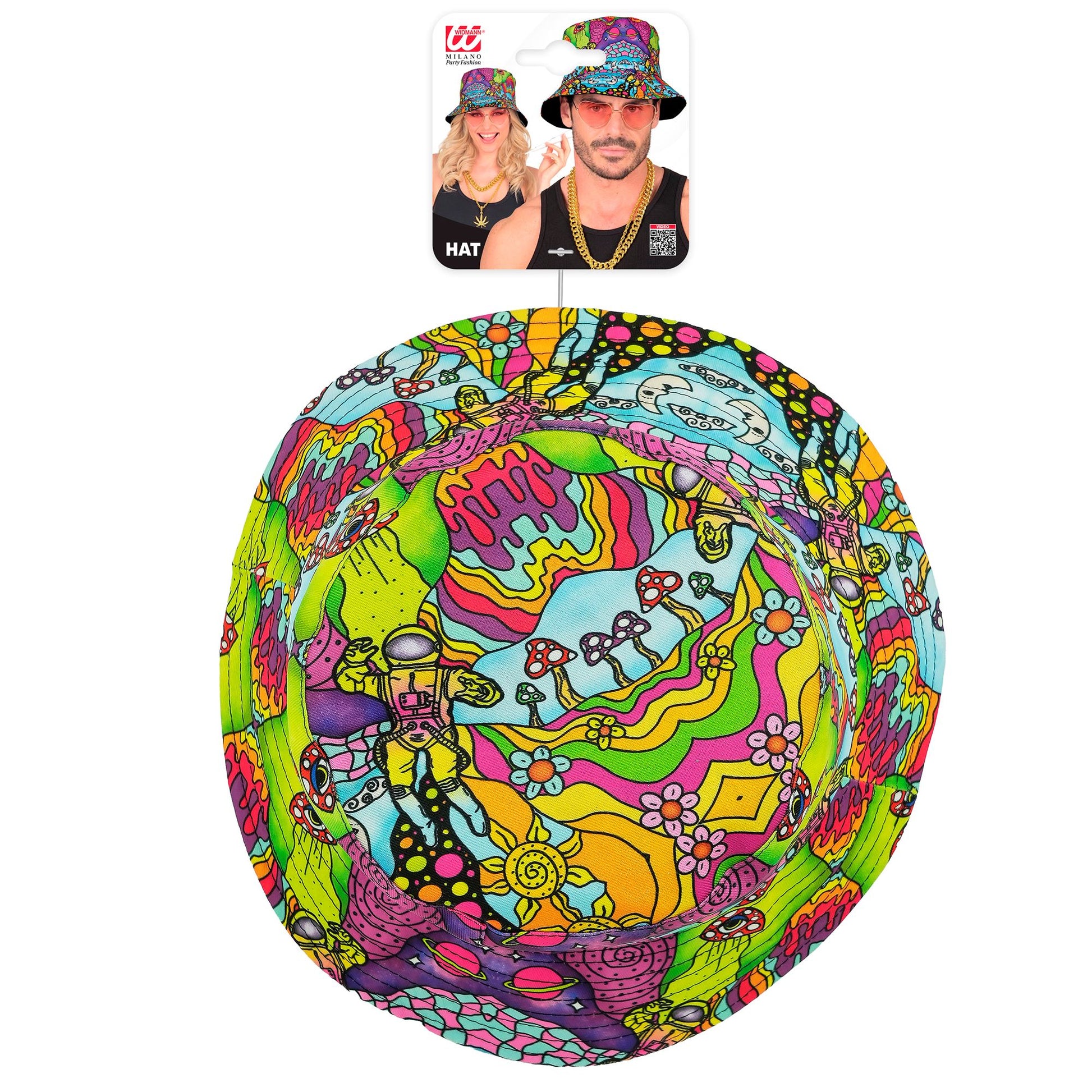 "PSYCHEDELIC ANGLERHUT" – Detailansicht