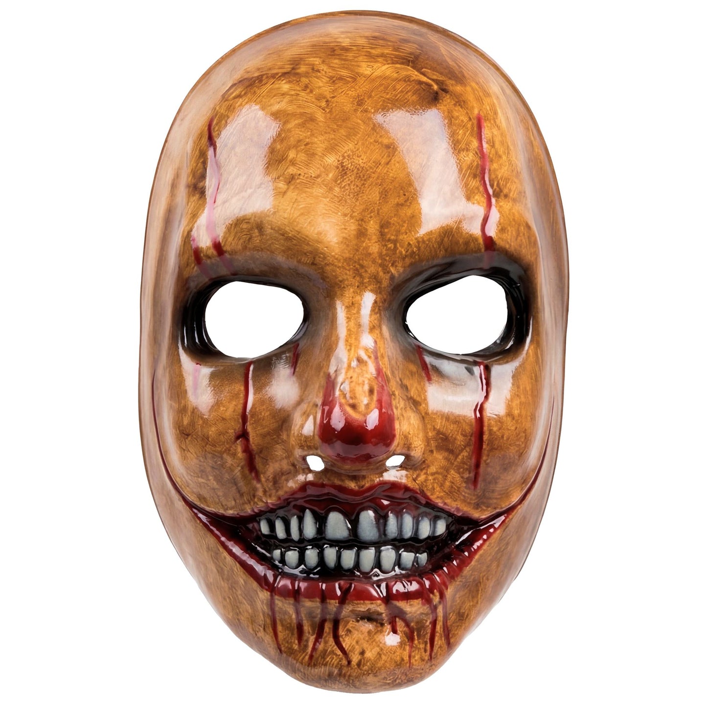 "PSYCHO CLOWN MASKE AUS PLASTIK" – Vorderansicht