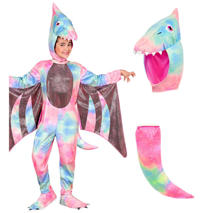 "PTERODACTYLUS" (Overall, Kapuze mit Kopf) – Detailansicht