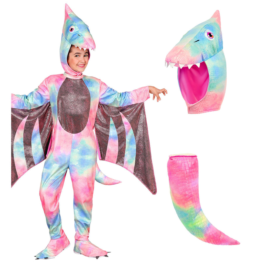 "PTERODACTYLUS" (Overall, Kapuze mit Kopf) – Detailansicht
